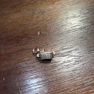 Sterling silver bassinet charm